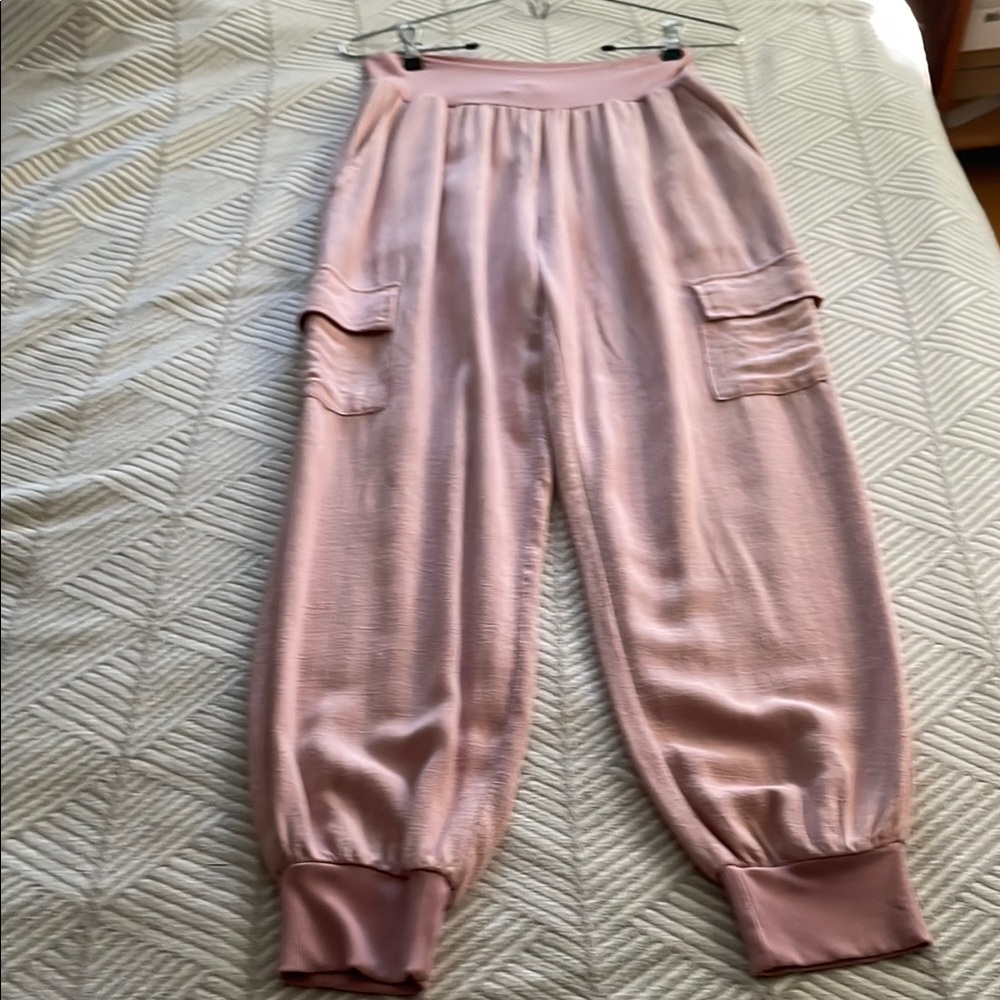 Elegant Pink Women's top and joggers - Picture 3 of 10